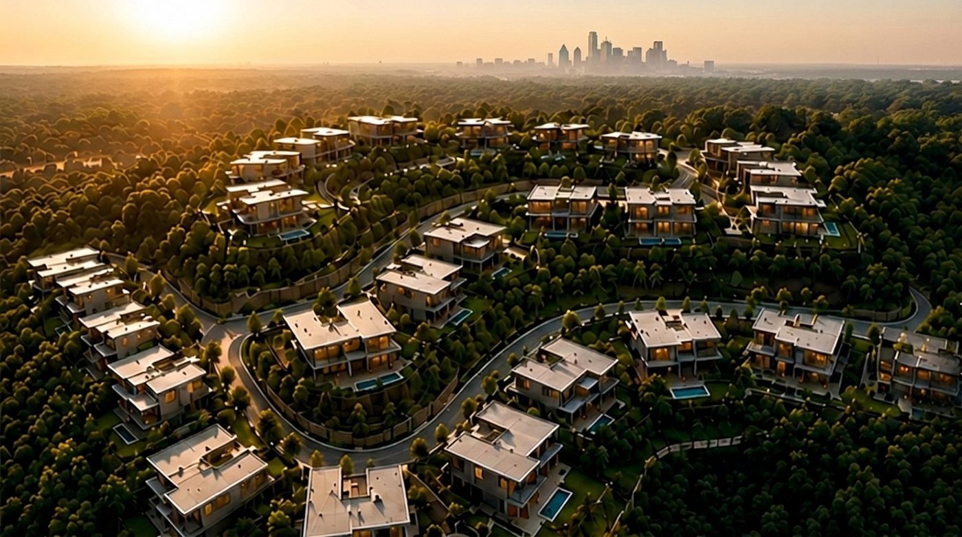 Concept rendering of Dallas Hill Villas at 10407 S Central Expressway, Dallas