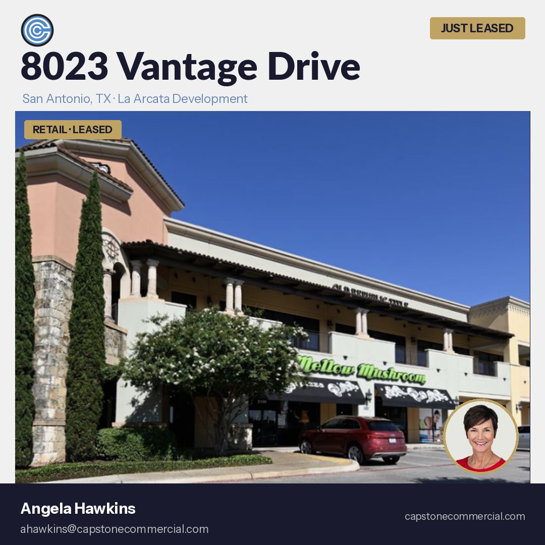 Just leased — 8023 Vantage Drive, San Antonio