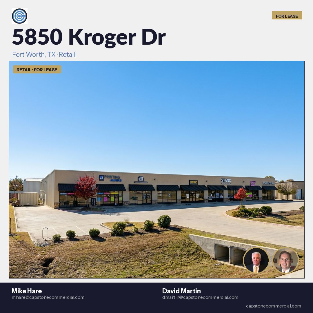 For sublease — 5850 Kroger Dr, Fort Worth
