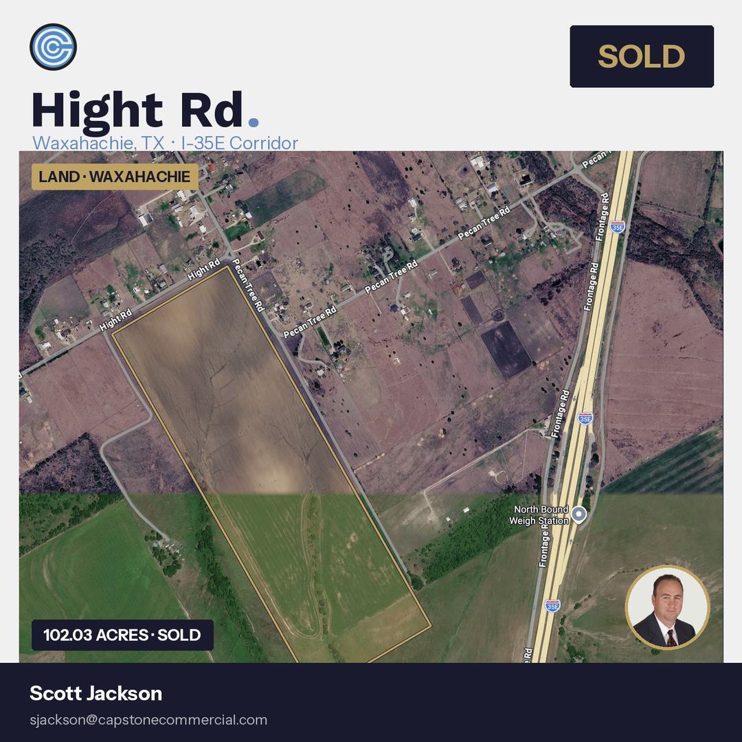 Sold — ±102 acres on Hight Rd, Waxahachie