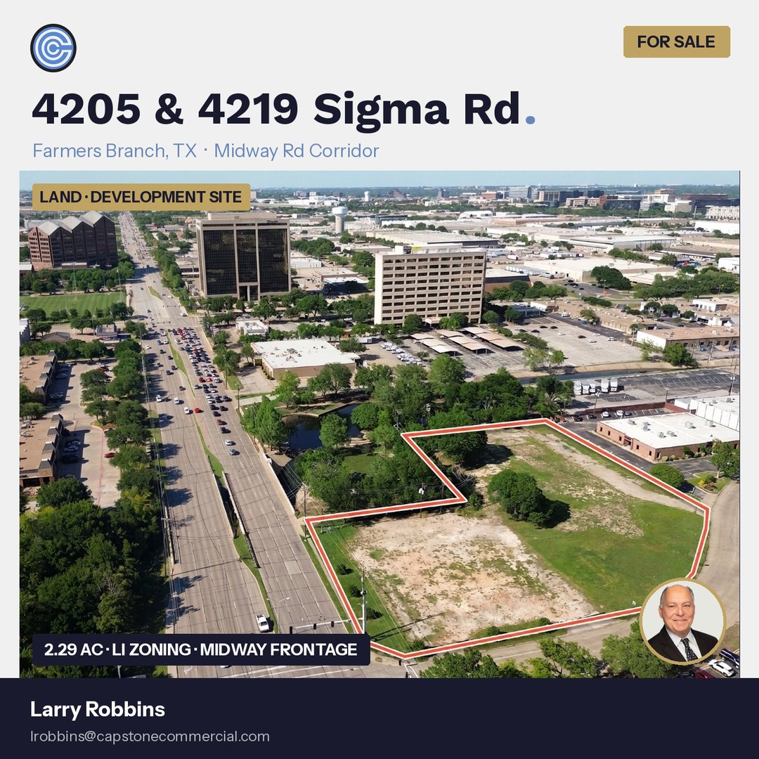 For sale — 4205 and 4219 Sigma Rd, Farmers Branch