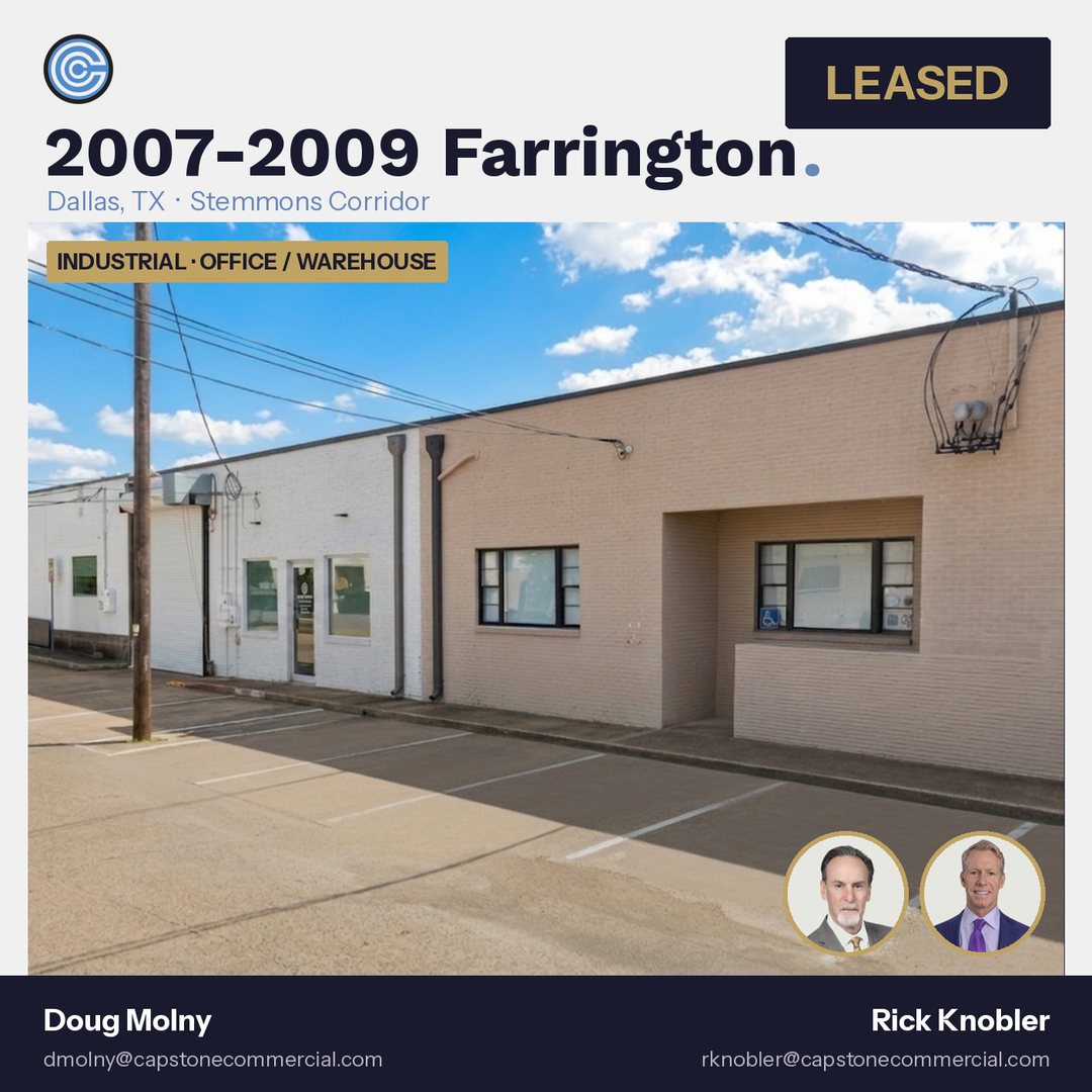 Leased — 2007–2009 Farrington St, Dallas