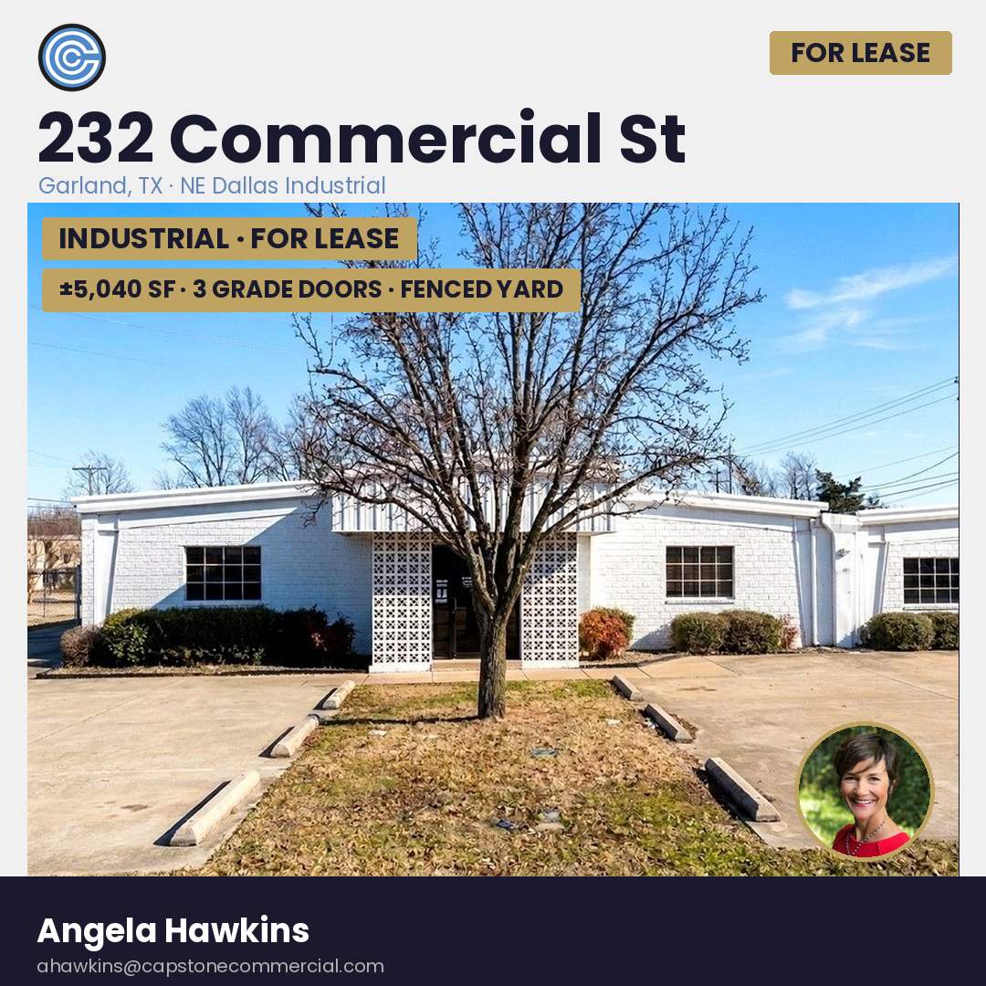 For lease — 232 Commercial St, Garland