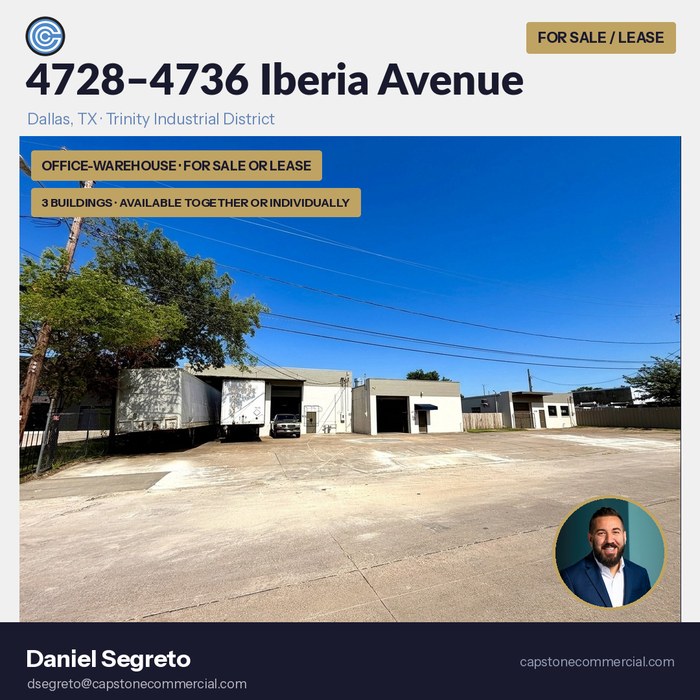For sale or lease — 4728–4736 Iberia Avenue, Dallas