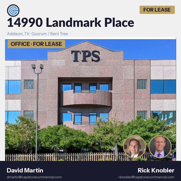 Now leasing — Landmark Place, Addison