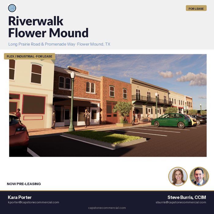 For lease — Riverwalk Flower Mound Promenade Flex