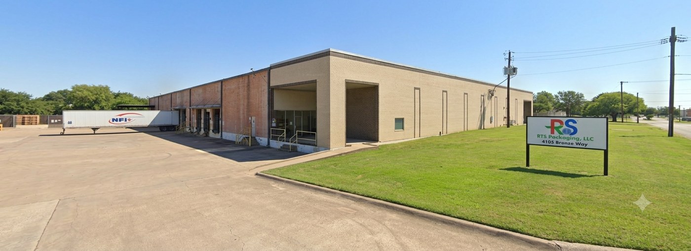 4105 Bronze Way, Dallas — industrial facility acquired for Global Plastics Recycling